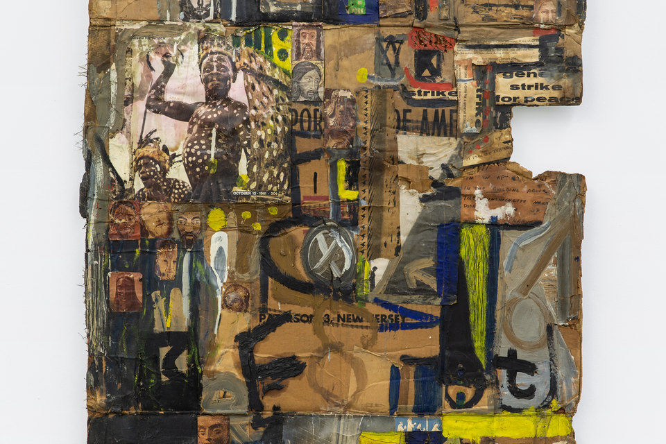Richard Tyler, 'Untitled', c. 1962, Assemblage: magazine, pictures, newspaper, fabric, oil paint on cardboard box, 122 x 74 x 5cm, Shit and Doom - NO!art, 2019, Cell Project Space