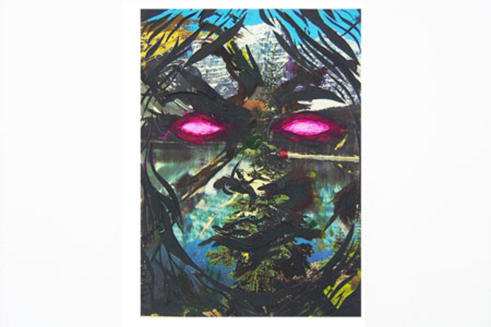 Ben Cottrell ‘Twilight Grins’ 2008 Ben Cottrell ‘Twilight Grins’ 2008 Collage (l.29cm x w.21cm) Wild Shapes, Cell Project Space