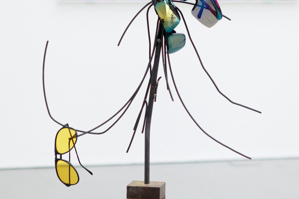 Jack Lavender, Chimera Q.T.E., 2012 Jack Lavender, Chimera Q.T.E., 'Glasses Tree', sunglasses, steel, 2012, Cell Project Space