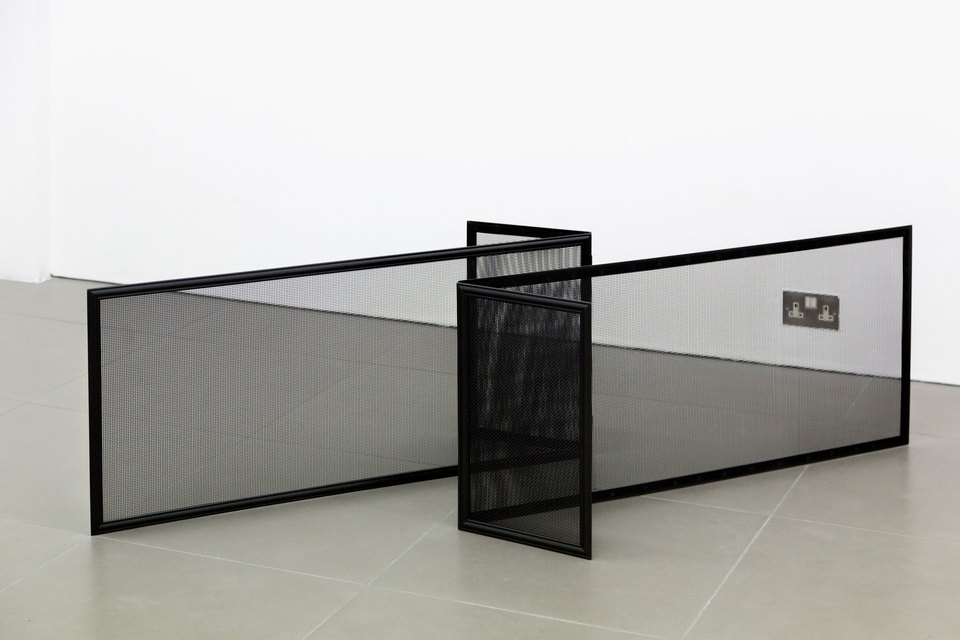 Marte Eknæs, Reboot Horizon, 2014 Marte Eknæs, Reboot Horizon, 'Affected Atmosphere', 2012, fireplace screens, Cell Project Space