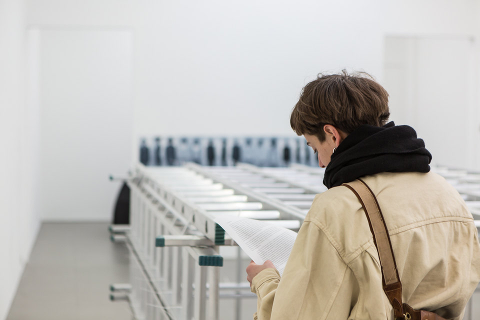 Anna-Sophie Berger, 'A Failed Play' Opening, Cell Project Space, 2019. Image: Anne Tetzlaff Anna-Sophie Berger, 'A Failed Play' Opening, Cell Project Space, 2019. Image: Anne Tetzlaff