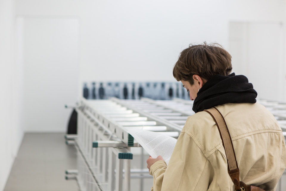 Anna-Sophie Berger, 'A Failed Play' Opening, Cell Project Space, 2019. Image: Anne Tetzlaff