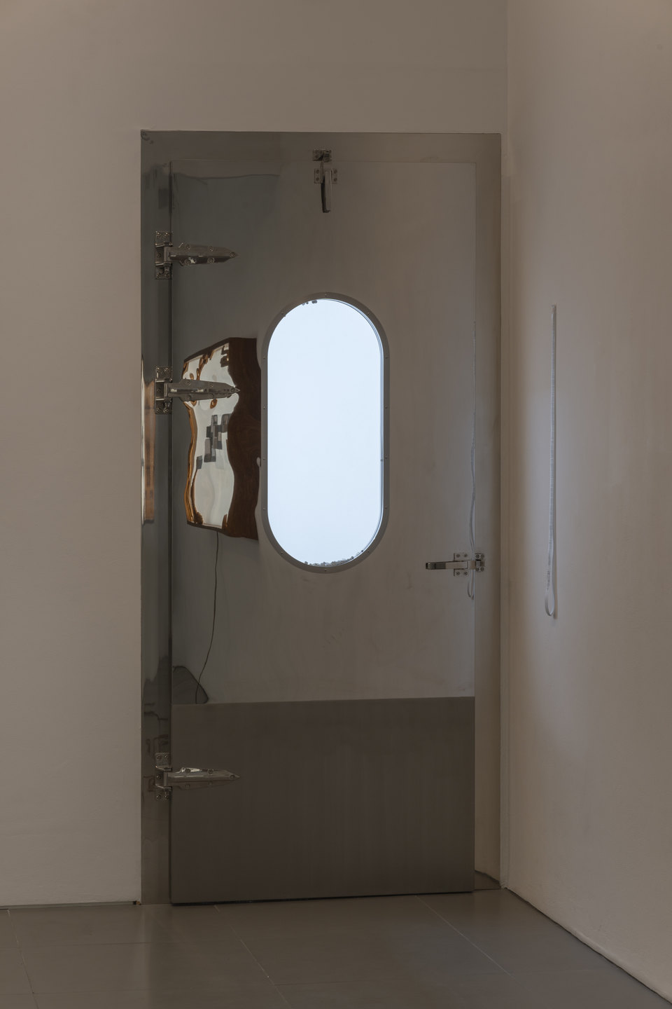 Ruoru Mou, Dirty Snow, 2025, detail & Collecting Fees Document (wash label), 2025, dimensions variable, Fortunate, Cell Project Space, 2025