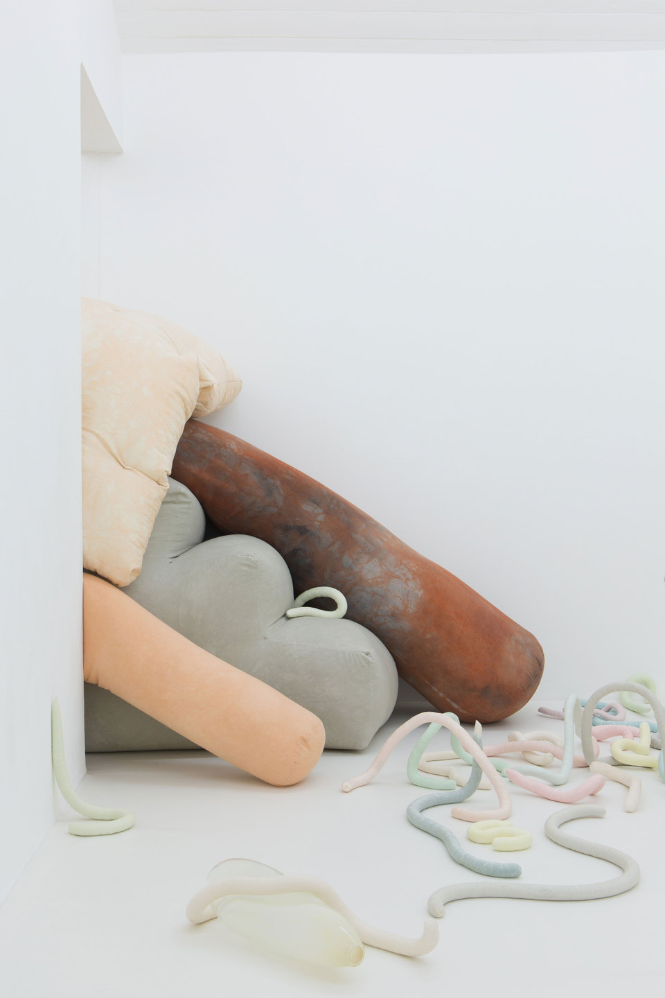 Julia Crabtree & William Evans, Gullet, 2017, Installation View, Cell Project Space Julia Crabtree & William Evans, Gullet, 2017, Installation View, Cell Project Space