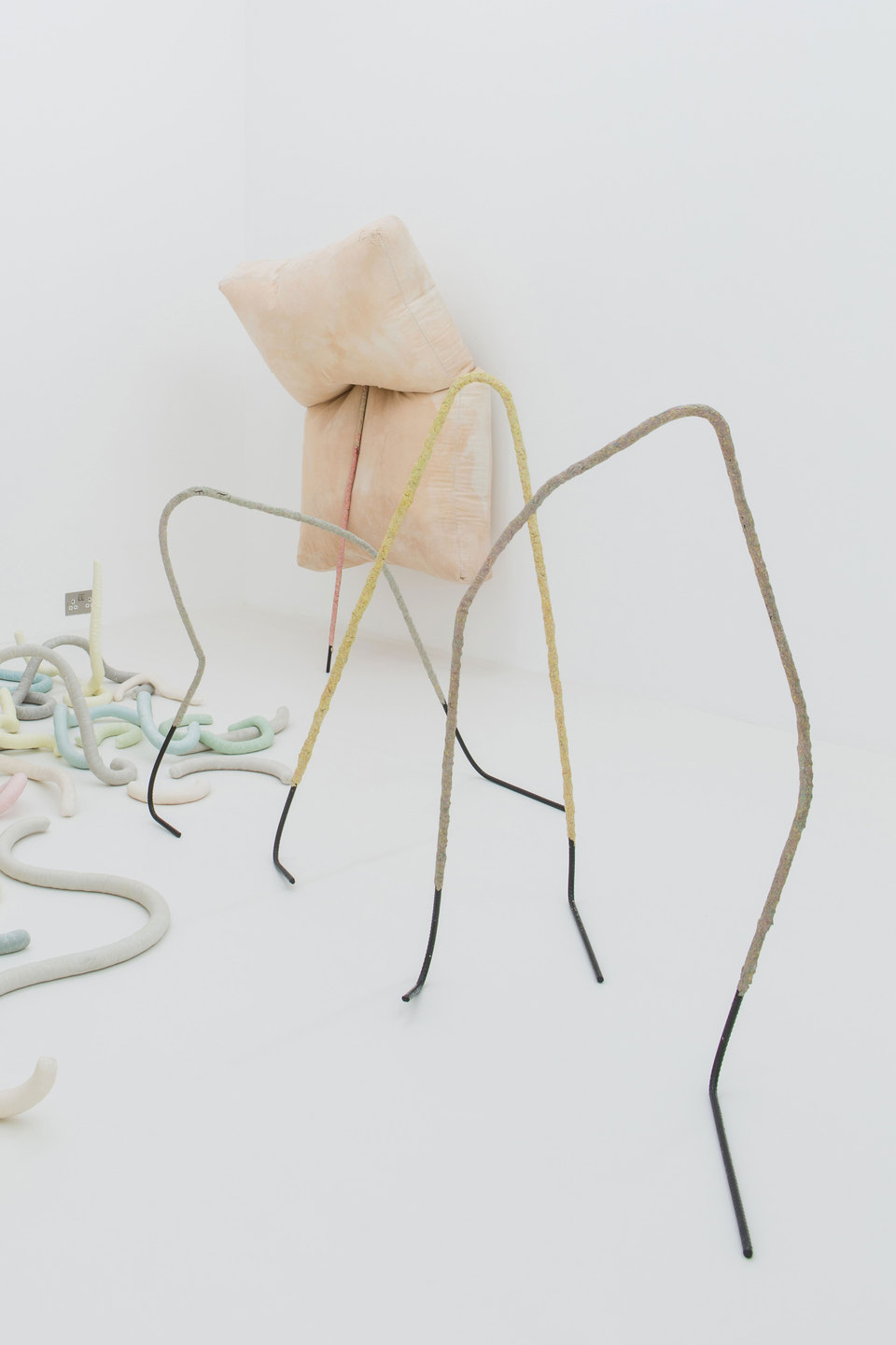 Julia Crabtree & William Evans, Gullet, 2017, Installation View, Cell Project Space Julia Crabtree & William Evans, Gullet, 2017, Installation View, Cell Project Space