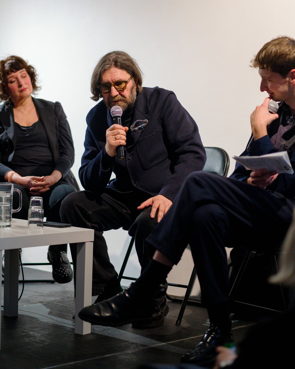 Untamed Assemblies 1, Panel Discussion, Phyllis Cohen, Adomas Narkevičius, Bruno Birmanis, Adomas Narkevičius, Cell Project Space 2025 Untamed Assemblies 1, Panel Discussion, Phyllis Cohen, Adomas Narkevičius, Bruno Birmanis, Adomas Narkevičius, Cell Project Space 2025