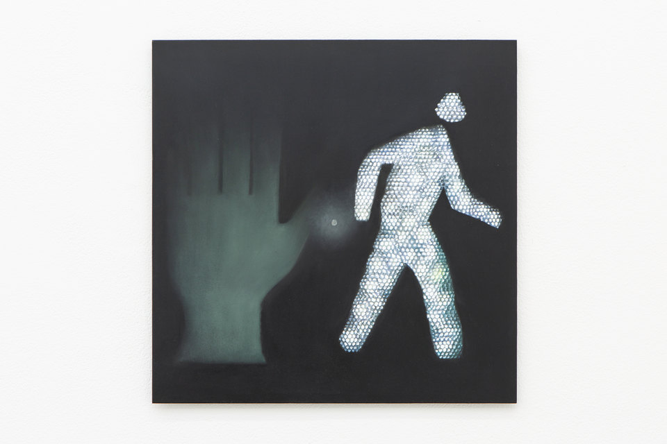 Sam Lipp, 'Walk', 2019, Oil on steel, 38 x 38cm, Civic Duty, 2019, Cell Project Space