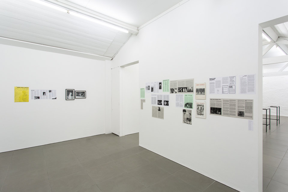 X6 Dance Space (1976-80): Liberation Notes, Installation view, 2020, Cell Project Space