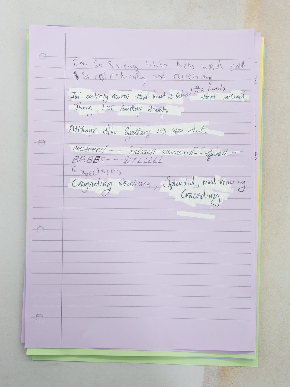 Goldsmiths Art Writing Group Workshop, Cell Project Space, 2025