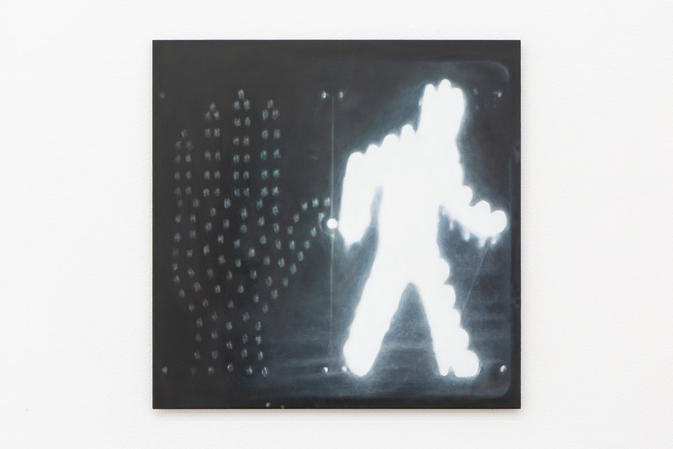 Sam Lipp, 'Walk', 2019, Oil on steel, 38 x 38cm, Civic Duty, 2019, Cell Project Space