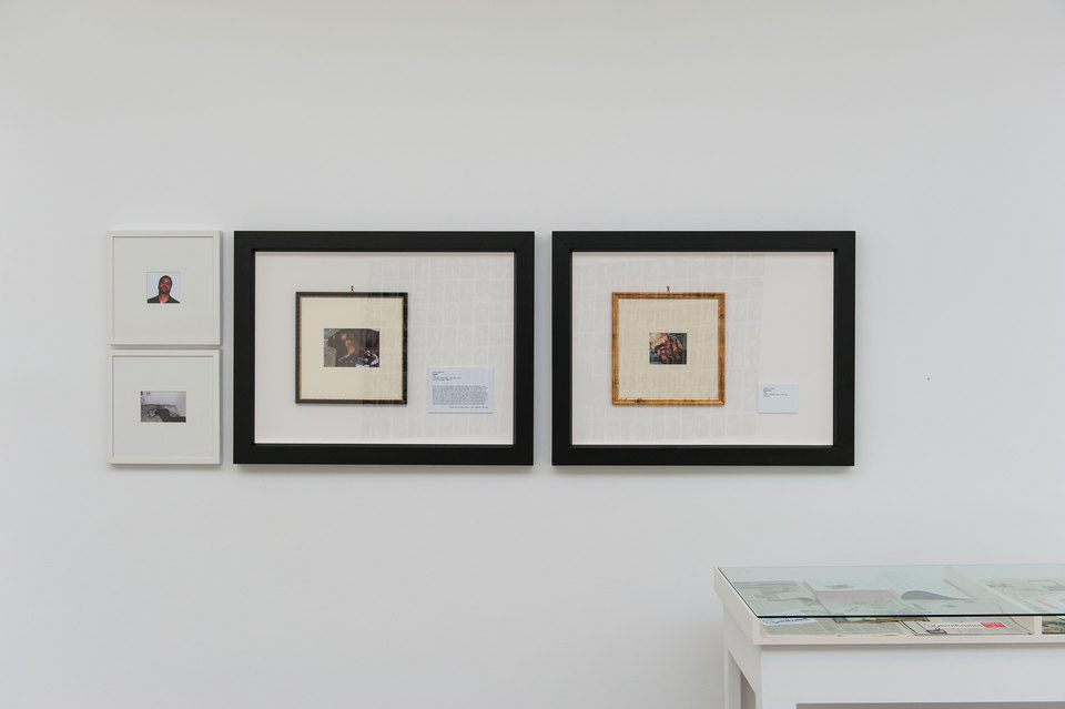 Eva and Franco Mattes, Darko Maver, (1988–99), Part of a larger work, framed archive of digital print on paper, (2x) 94 x 73 cm, (2x) 35.5 x 35.5 cm, Cell Project Space