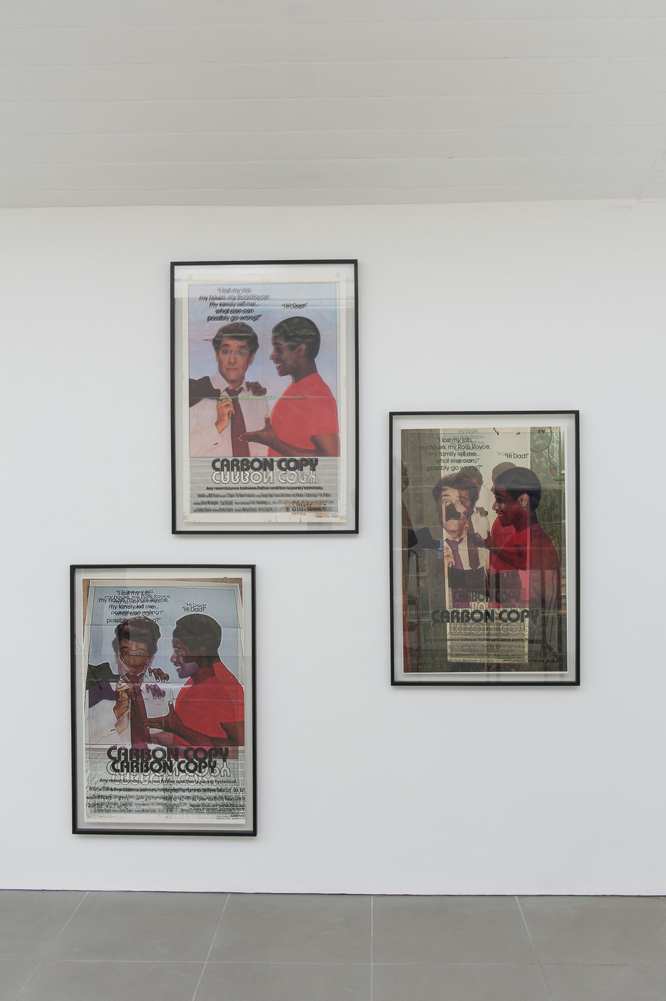 John Lawrence, Original Carbon Copy, (2012 - ongoing) John Lawrence, Original Carbon Copy, (2012 - ongoing), 3 works of 114.5 x 78.5 cm, Cell Project Space