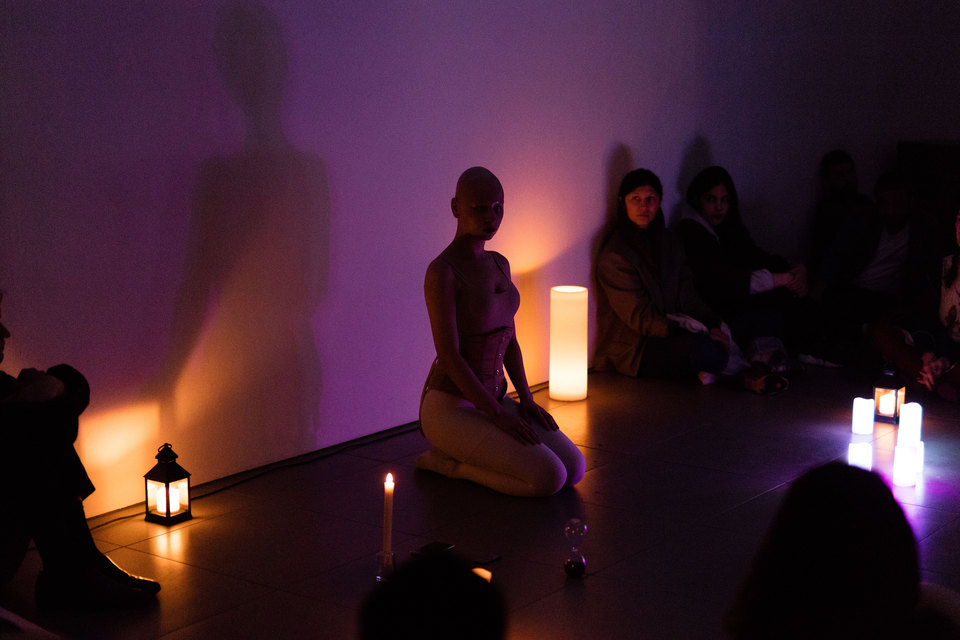 Zuzanna Bartoszek, Meditation No. 3, 2017, part of "Reading Pleasure" event, 2017 Zuzanna Bartoszek, Meditation No. 3, 2017, part of "Reading Pleasure" event, Cell Project Space, 2017