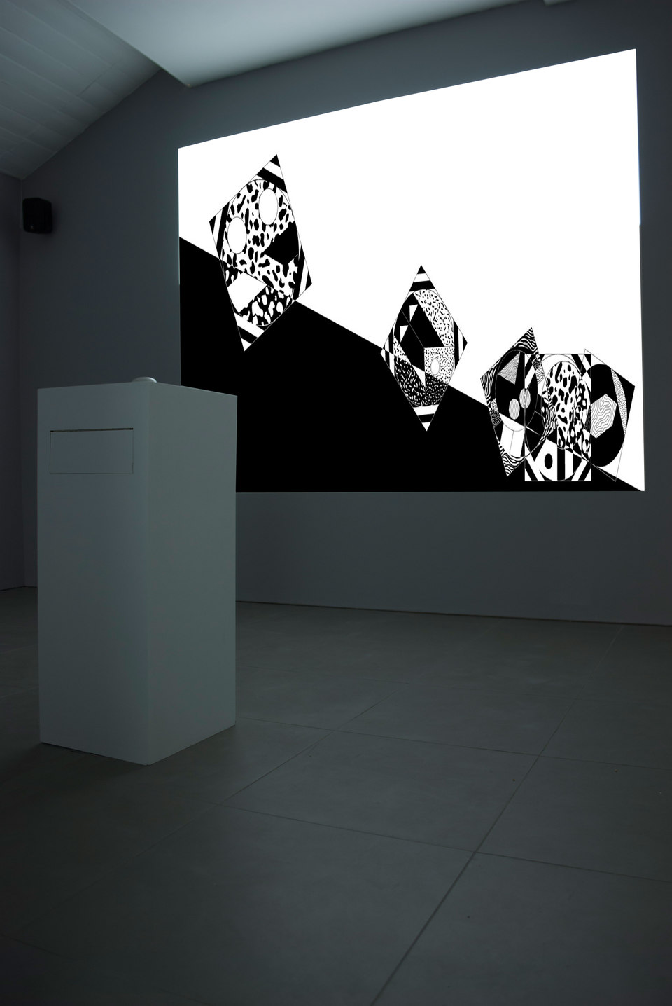 Angelo Plessas, Twilight Of The Idols, 'HorizonOfResemblance.com', 2012, mdf, digital projection, website http://horizonofresemblance.com, Cell Project Space