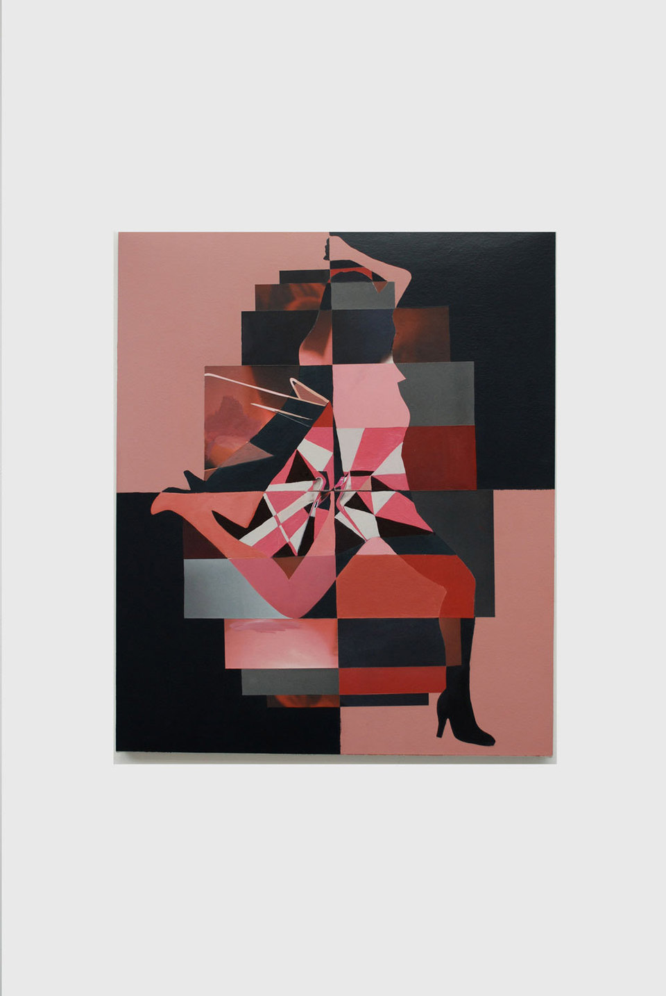 Andrew Child 'Untitled', 2008, acrylic and collage on canvas, 50 x 60 cm