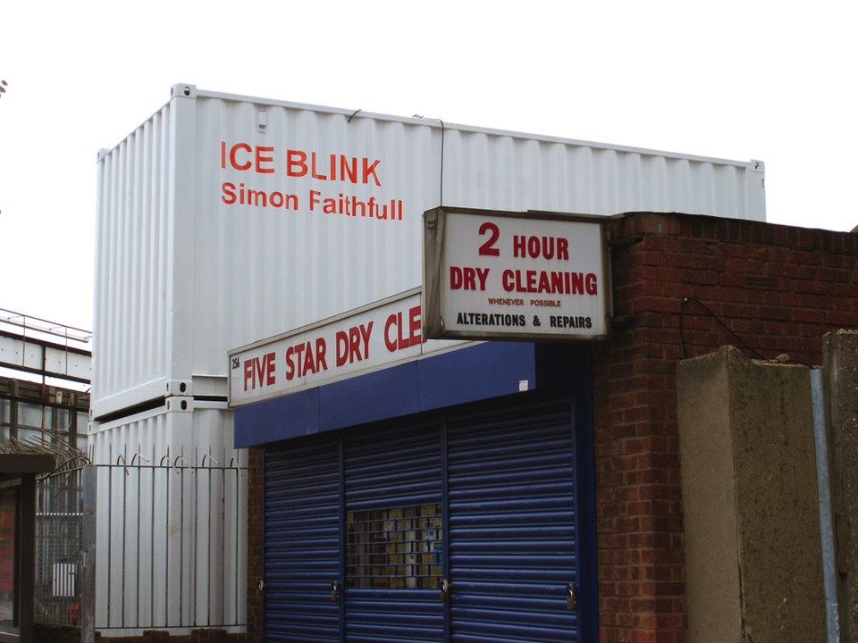 Simon Faithfull, ICE BLINK container