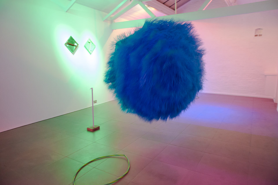 Jessica Warboys, Thunderclap, 2013, Performance at Cell Project Space, photography Damian Jaques