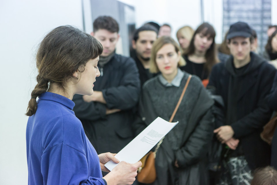 Rose O'Gallivan, Reading in the event ' I have no mouth and i must scream', Cell Project Space, 2017