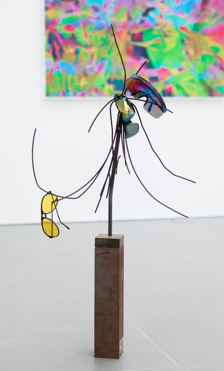 Jack Lavender, Chimera Q.T.E., 'Glasses Tree', sunglasses, steel, 2012, Cell Project Space