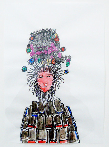 Jimmy Conway-Dyer, Untitled, 2007, Gouache, ink on paper, Cell Project Space