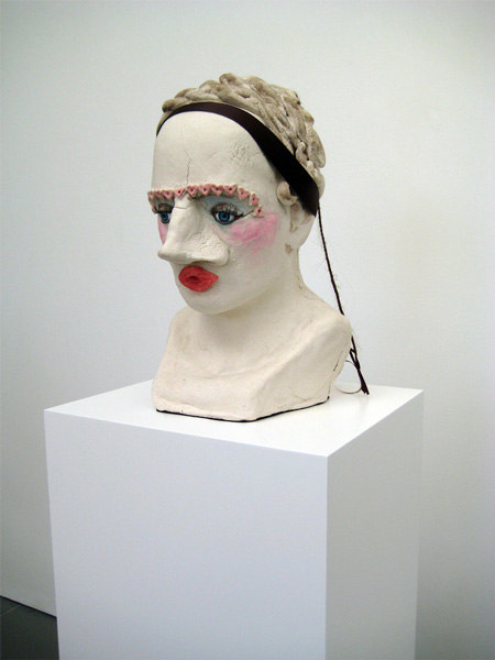 Jonathan Baldock, Betty Crocker (I Miss You)  2007  Salt-dough, pins,ribbon, dolls eyes, polystyrene, colouring, paint, synthetic hair  22 x 34 x34cm plinth 130 x 24 x 24 cm