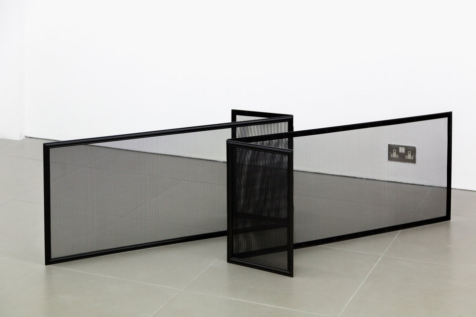 Marte Eknæs, Reboot Horizon, 2014 Marte Eknæs, Reboot Horizon, 'Affected Atmosphere', 2012, fireplace screens, Cell Project Space
