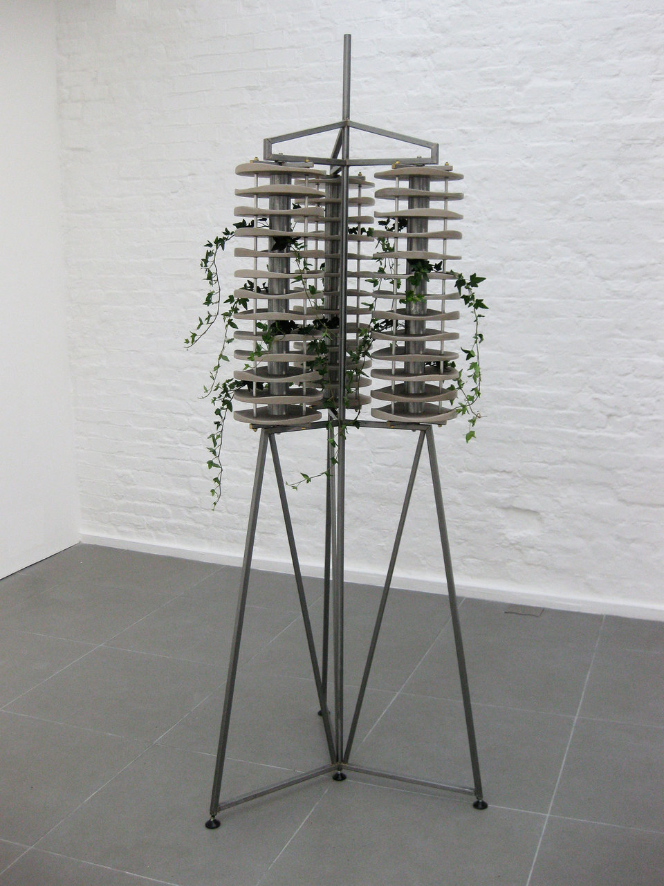 Martin Fletcher Systems House, Garden City, 2010, steel, concrete, aluminium, soil, plants, (h.2080mm x w.800mm x d.800mm), Cell Project Space