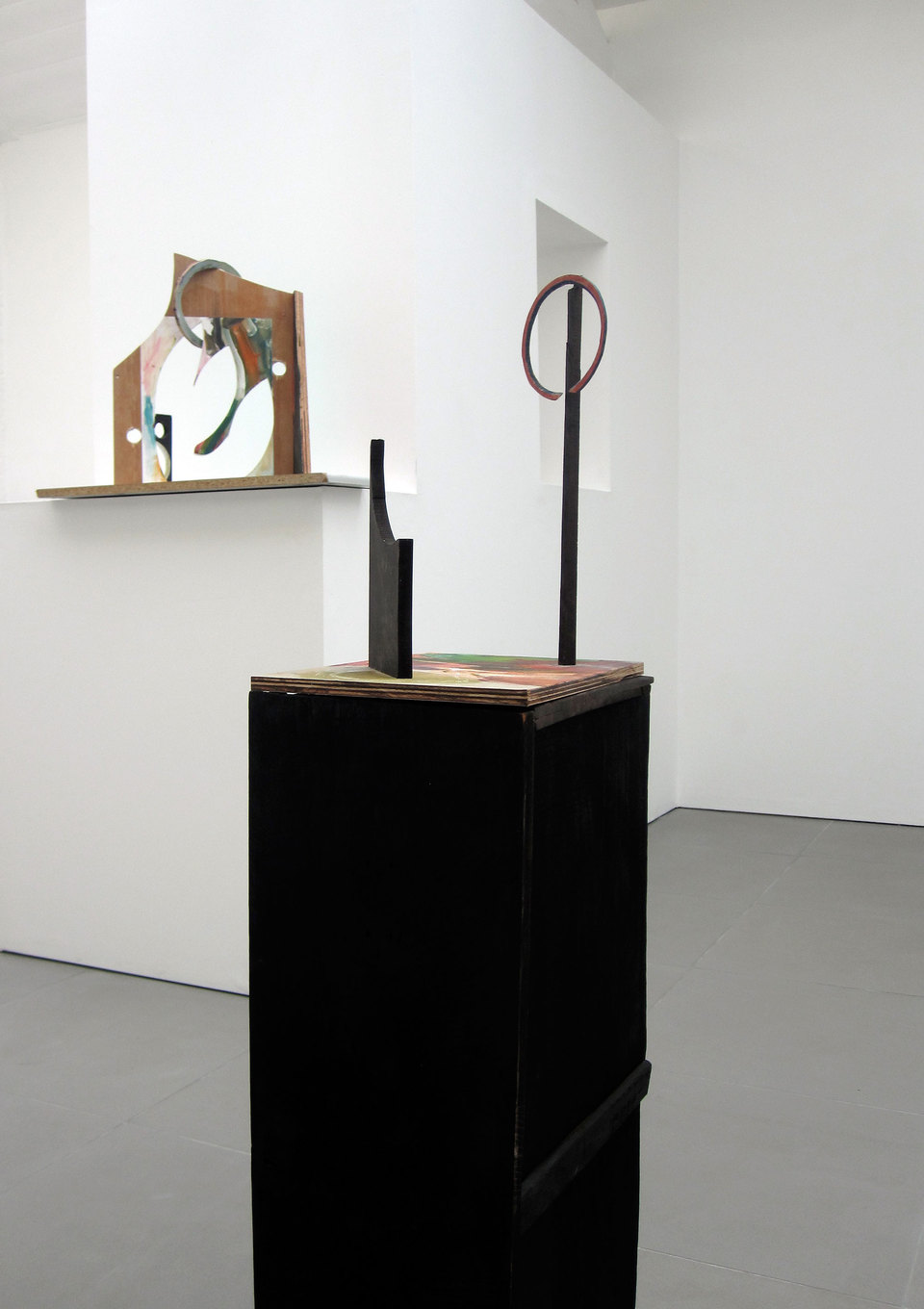 Noah Sherwood 'SIMP no.16 (dark mast)', 2010, mixed media, (h.1200mm x w.350mm x d.250mm), Cell Project Space