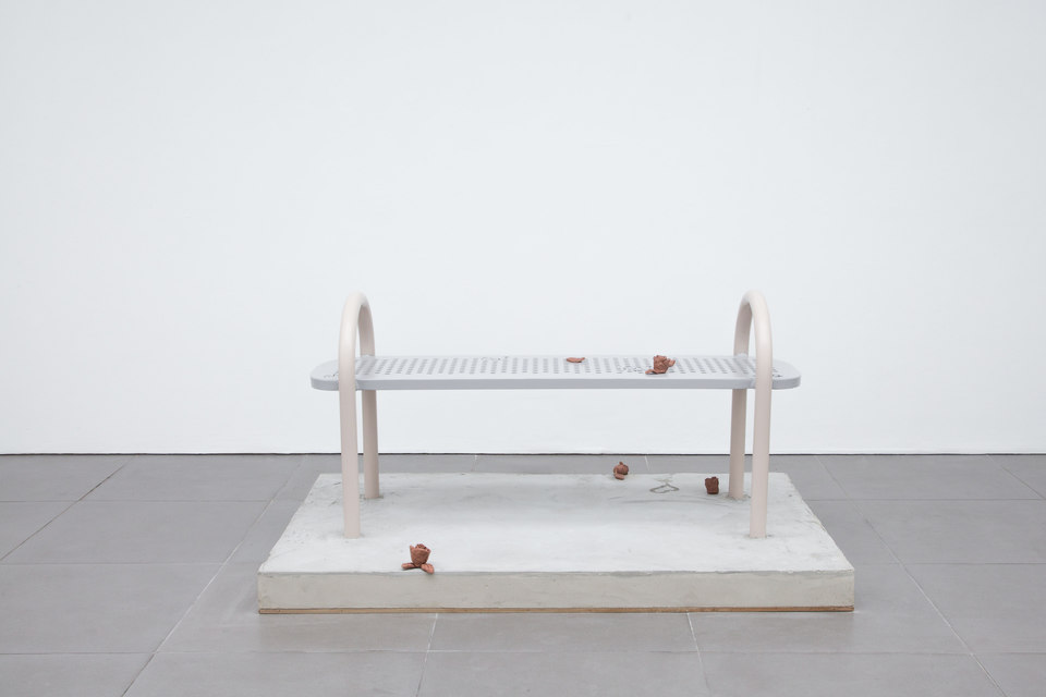 Pablo Jones-Soler, Benches, 2015, mixed media, 150 x 90 x 76 cm, Cell Project Space