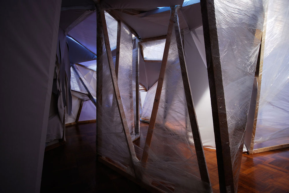 Richard Priestley, Installation 'Straylight Cavern 2009', Mixed Media