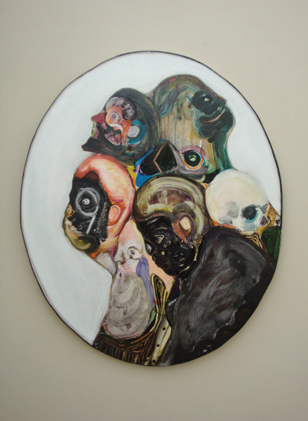 Ryan Mosley,Cornestium, 2007, Oil on linen Ryan Mosley,Cornestium, 2007, Oil on linen, 100 x 55 cm, Cell Project Space