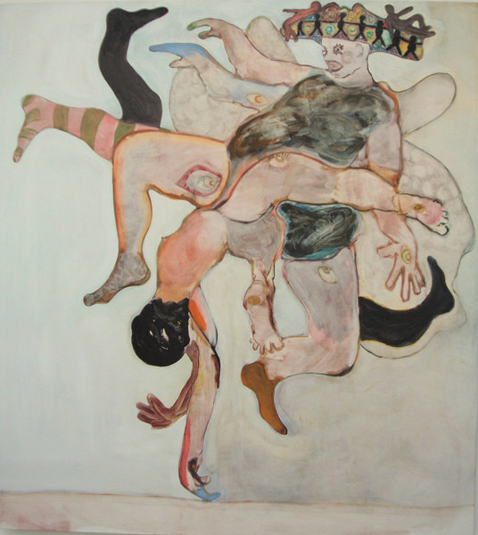 Ryan Mosley, Empress Butterfly, 2007, Oil on linen, 200 x 180 cm, Cell Project Space