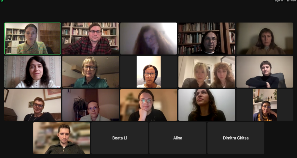 Screen shot of CEED Feminisms: Transnational Feminist Solidarity in War