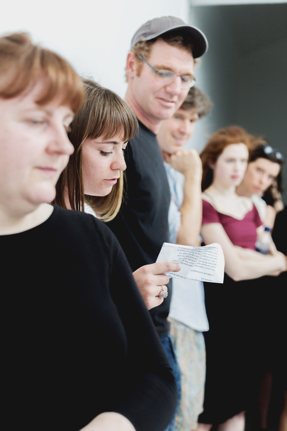 Beatriz Olabarrieta, The LIST, performance of live voice-overs for Shifty-Show, 24th July 2014, Cell Project Space 