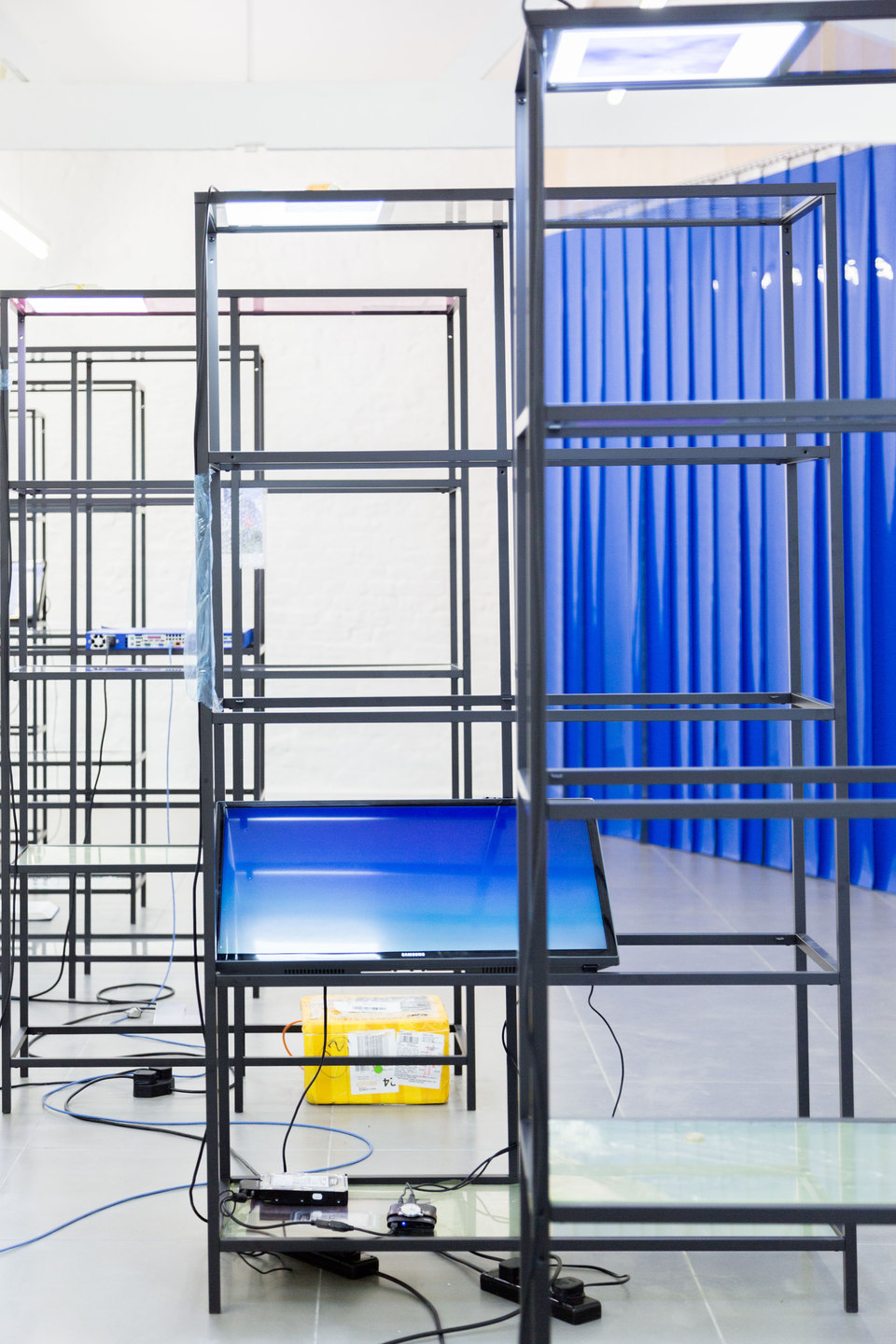 Yuri Pattison, Free Traveller, 'free traveller overview 4', 2014, 'free traveller overview 5', 2014, (main gallery), Cell Project Space