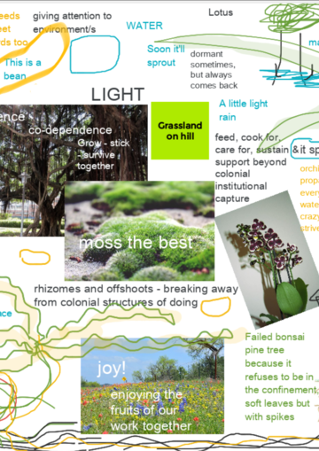 Collective Mapping of Eco-System, AAA Zoom Luck Workshop, 28 Mar 2021, led by Bettina Fung and Youngsook Choi