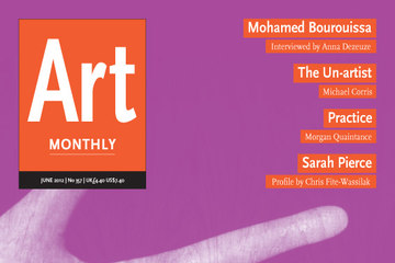 Art Monthly Front Cover June 2012/ Benedict Drew, GLISS
