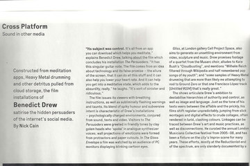 Benedict Drew by Nick Cain,  The WIRE magazine