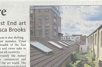 Going Nowhere, Francesca Brooks, Hackney Gazette