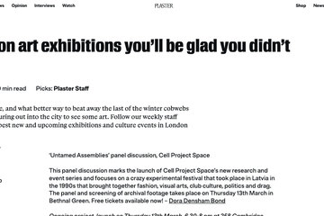 Untamed Assemblies 1 press clipping